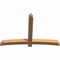 Ekena Millwork Bellingham Timber Gable Bracket, Western Red Cedar, 84"W x 56"H x 5 1/2"D x 5 1/2"F, 16/12 Pitch GBW084X56X0606BEL00SWR - alternate 5